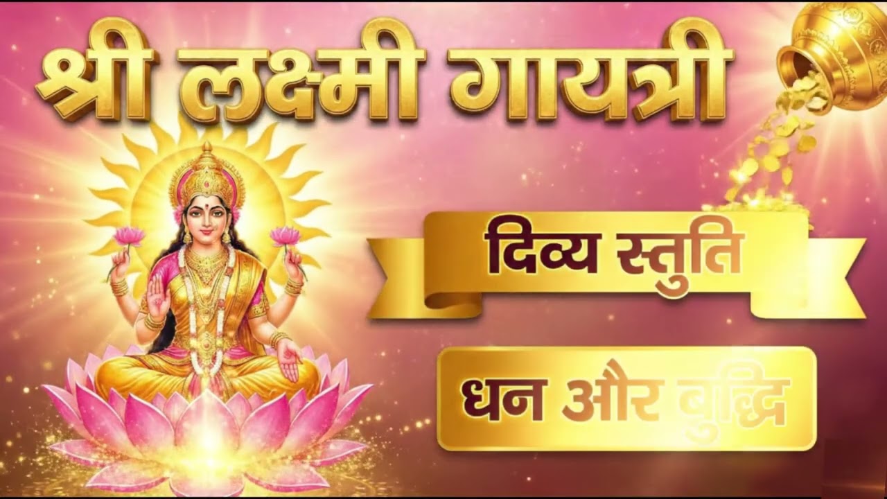 Shri Lakshmi Gayatri Mantra: दिव्य स्तुति | Ultimate Wealth & Wisdom | Friday Special 2026