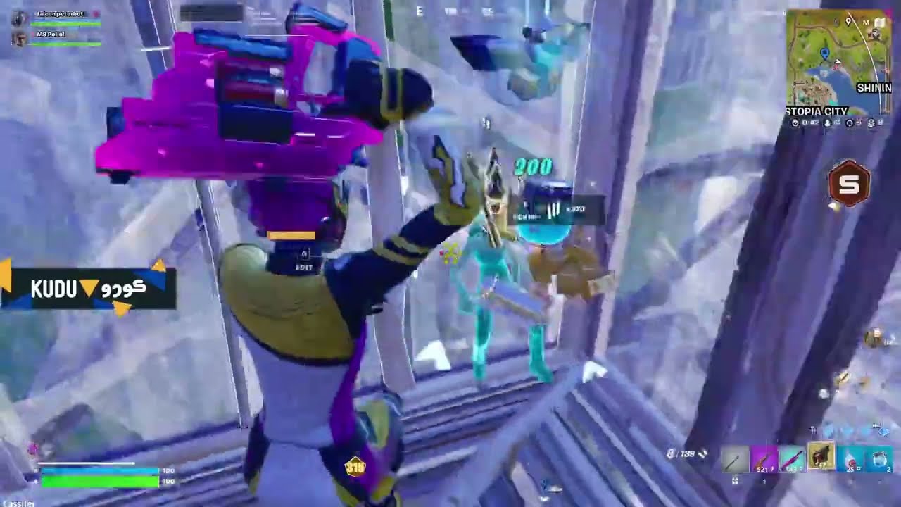 Peterbot *Clipping* Pros for 21 minutes!