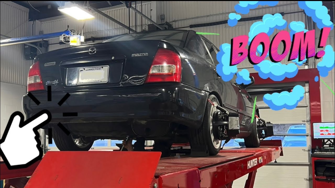 Mazda Protege Coilovers Wheels Exhaust
