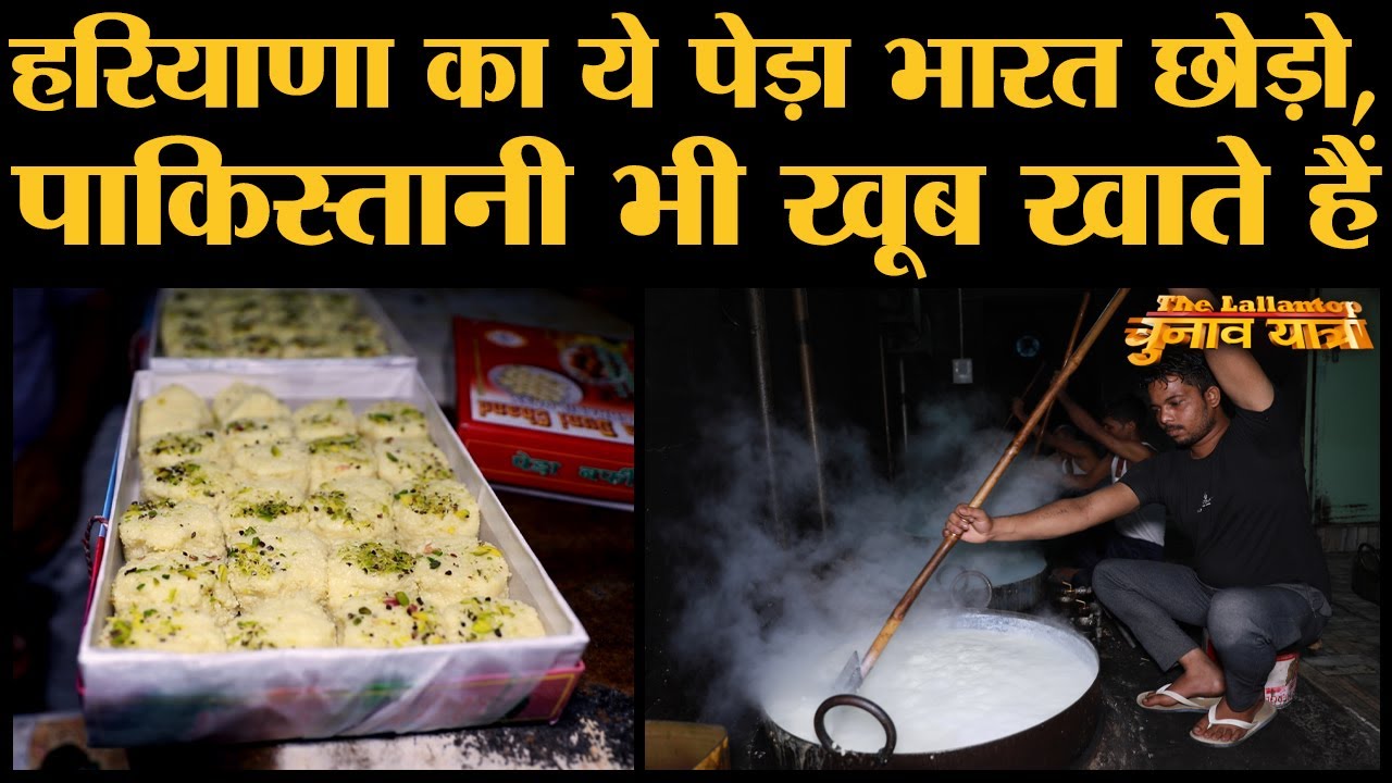Haryana के Hansi वाले मशहूर पेडे़ की असली और नकली दुकानों में फर्क समझिए और बनते भी देखिए