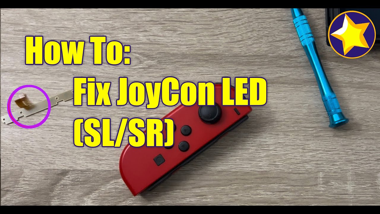 How To: Repair JoyCon LED (SL/SR) Ribbon Cable