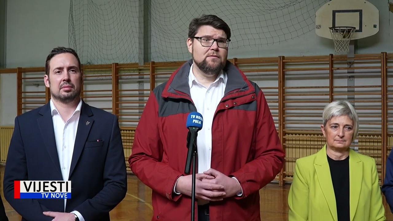 Vijesti TVN - Konferencija o dogradnji sportske dvorane OŠ Šijana