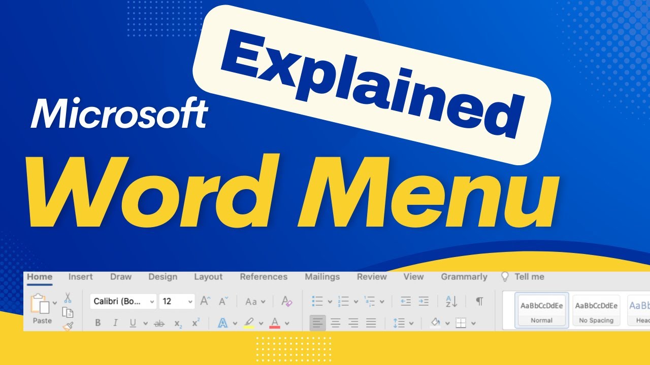 Меню ленты Microsoft Word: краткий обзор