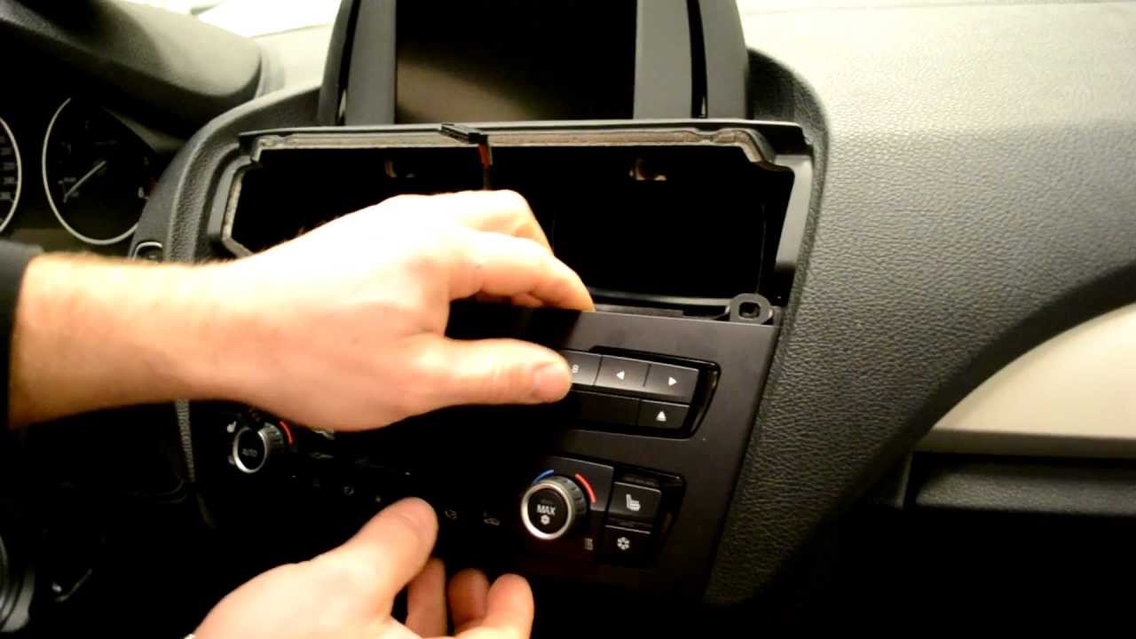 BMW F20 radio and iDrive screen removal 1-series