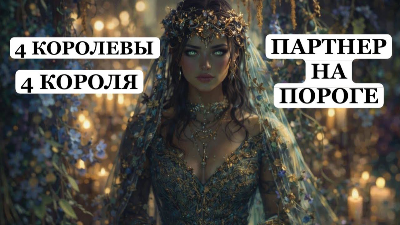 ТАРО Расклад онлайн 4 Королевы 👑 4 Короля 👑 Партнёр На Пороге ❤️ Какой Он? 🔮
