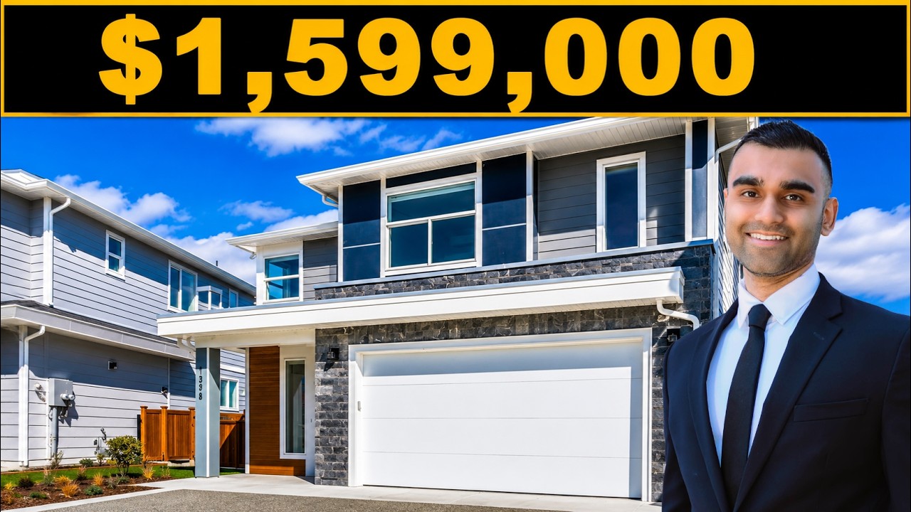 Modern Luxury Home Tour in Bear Mountain | 7 Bed Home in Langford BC