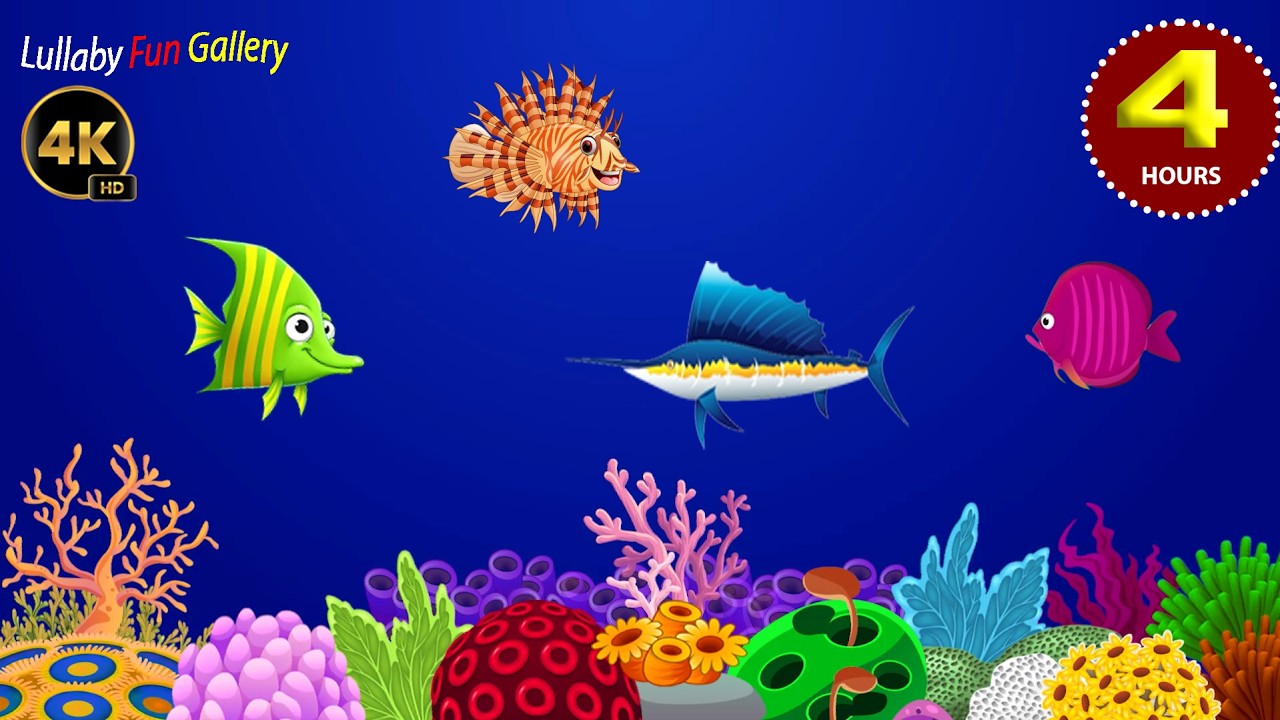 Baby Sleep Music 🎵 Mozart & Brahms Lullaby 🌙 Soothing Underwater Visuals for Deep Rest