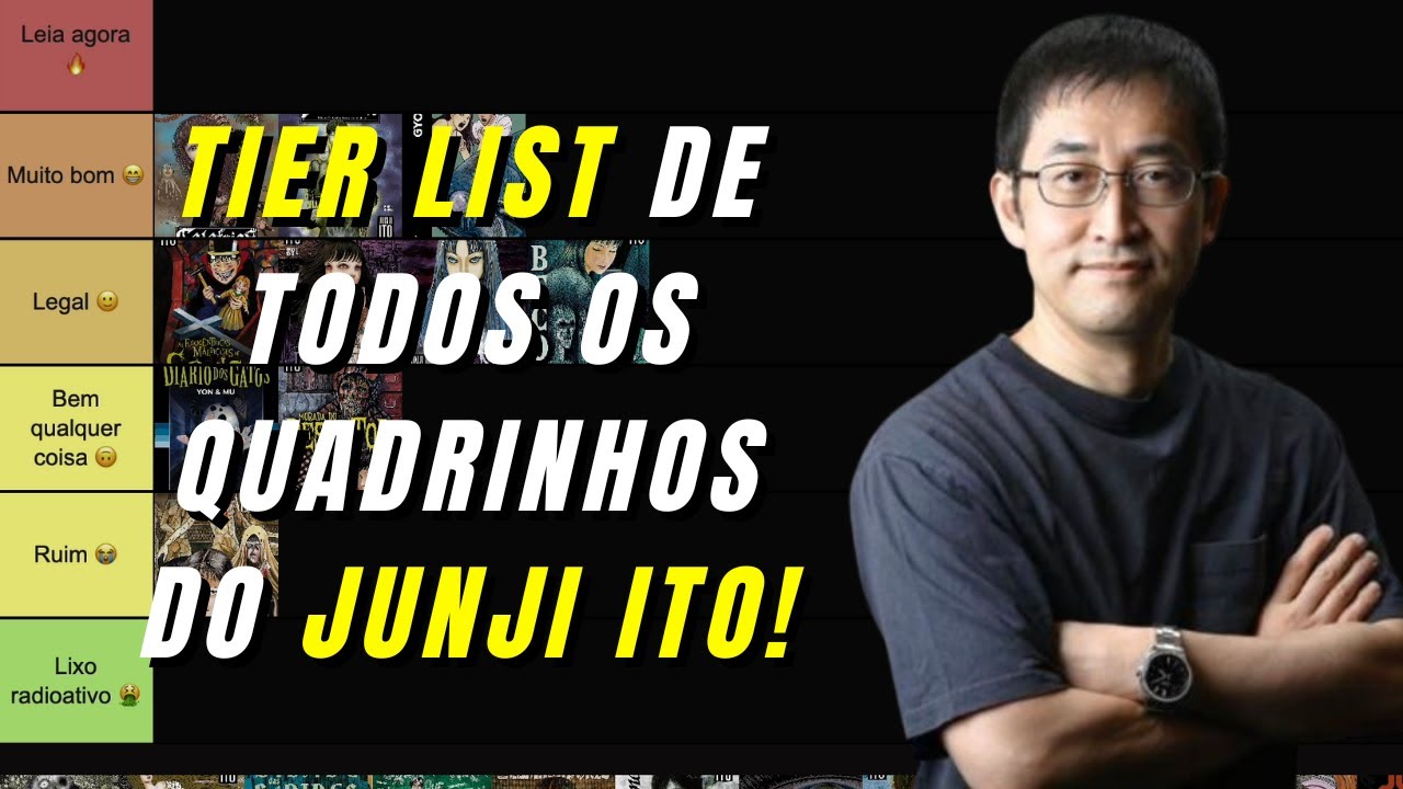 TIER LIST com TODOS os mangás do JUNJI ITO que saíram no Brasil!