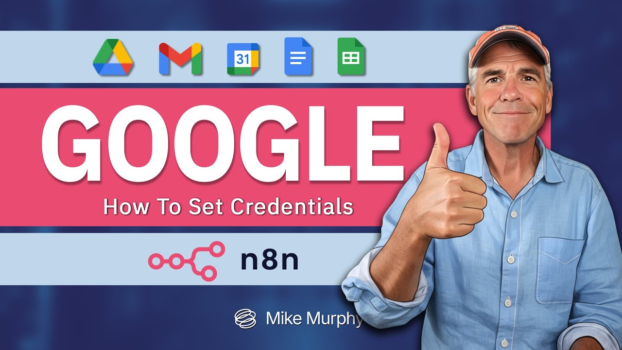 Как настроить учетные данные Google для N8n | Пошаговое руководство с использованием Google Cloud...