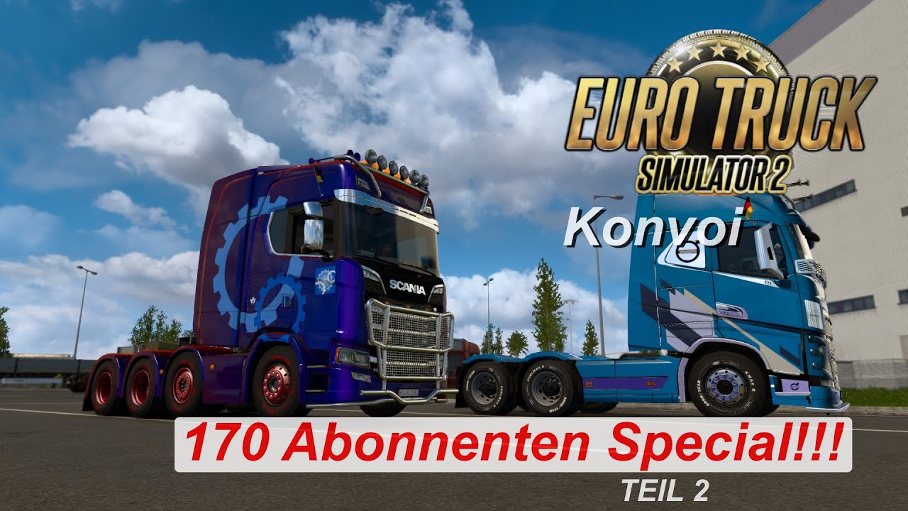 Let's Play | Euro Truck Simulator 2 - Konvoi | 170 Abonnenten Special | Teil 2