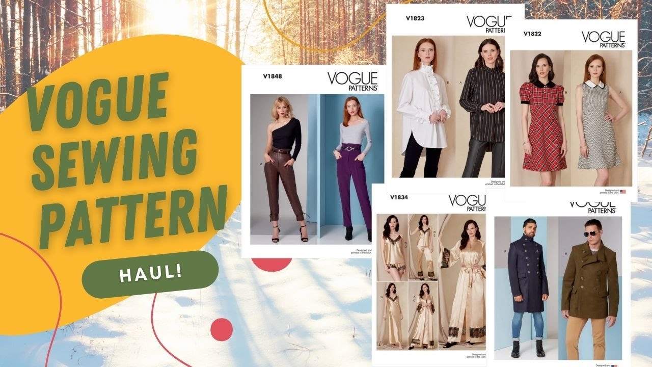 ❤️‍🔥 Vogue Sewing Pattern Haul 2022 | Zaji-Kali Makes