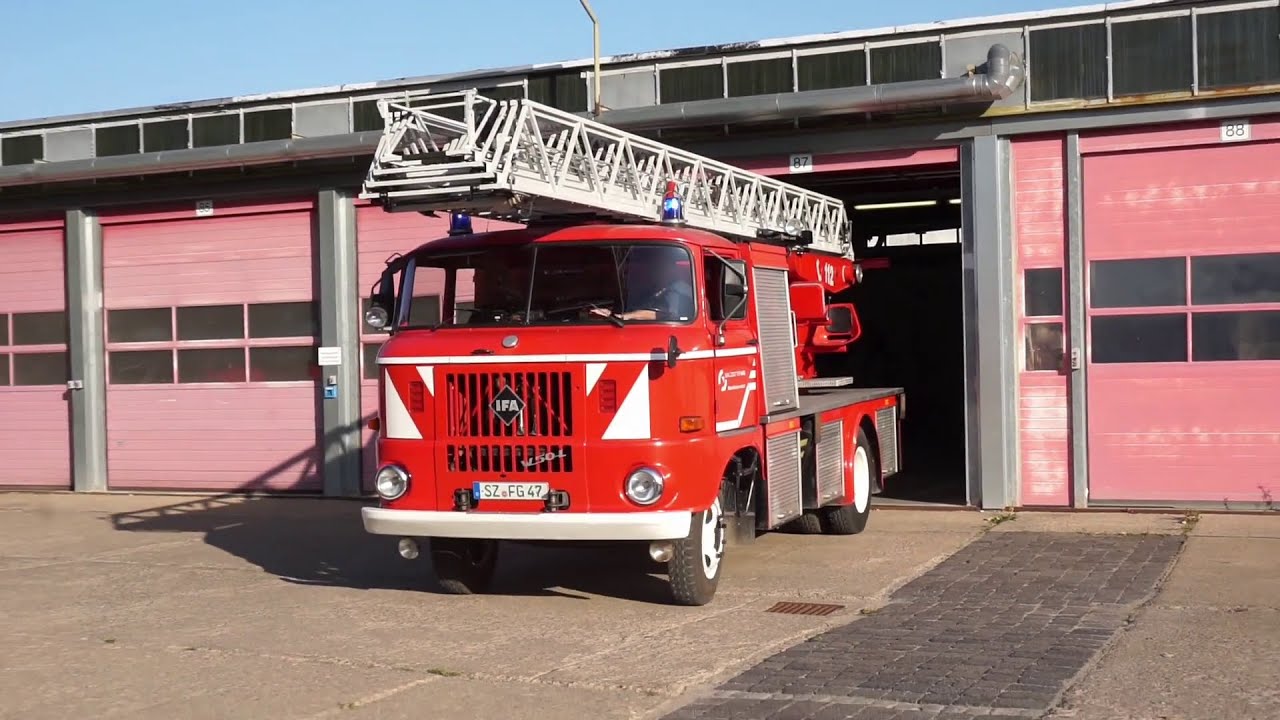 [IFA W50 Drehleiter] DL30 a.D. Werkfeuerwehr Ilsenburger Grobblech GmbH