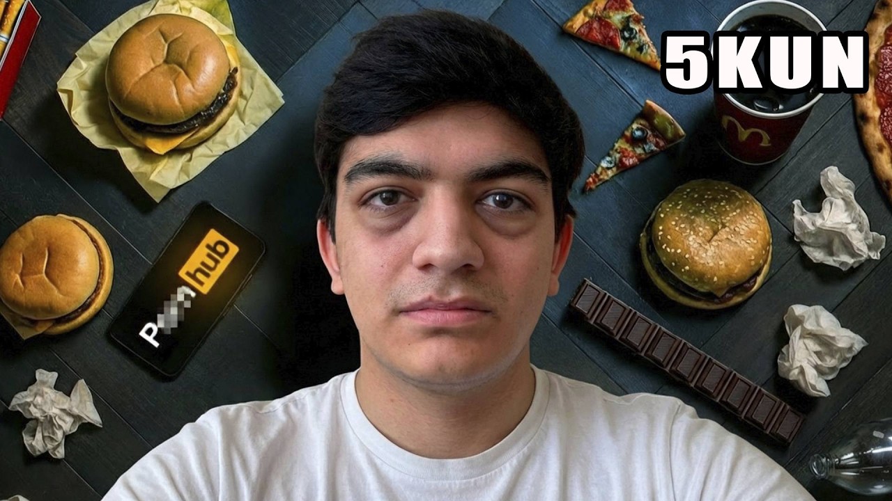 7 KUN PO*NO, SHAKAR va FAST FOODSIZ YASHADIM (zo‘rg‘a tirik qoldim)