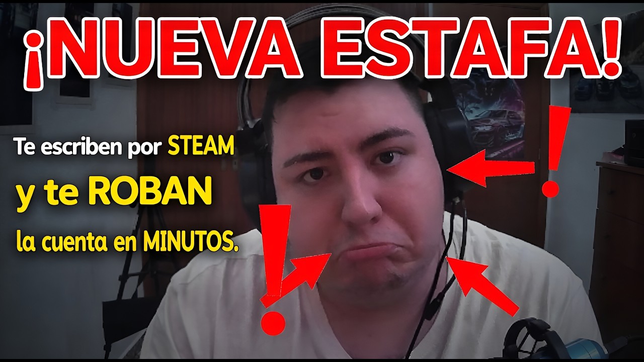 ¡NUEVA ESTAFA! Te escriben por STEAM y te ROBAN la cuenta en MINUTOS