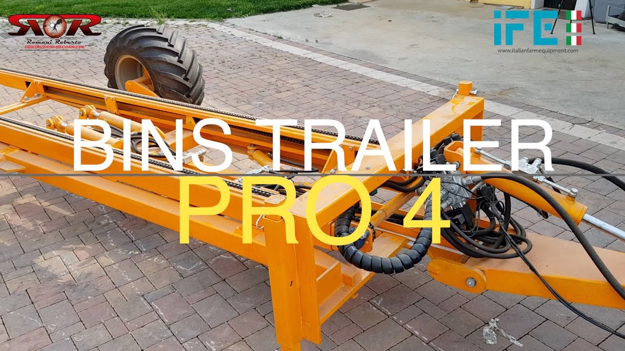 ROMANI Fruit Bins Harvesting Trailer PRO-4
