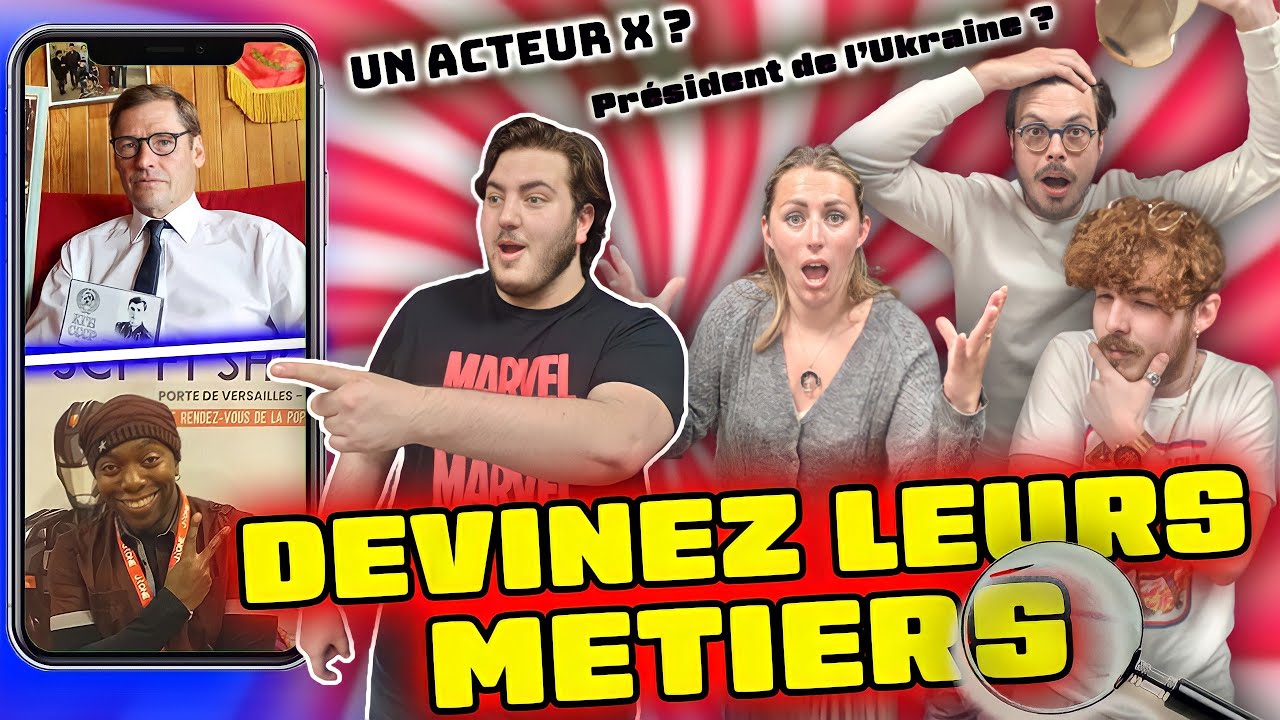 Devinez leurs métiers ! (Vous allez être choqués)