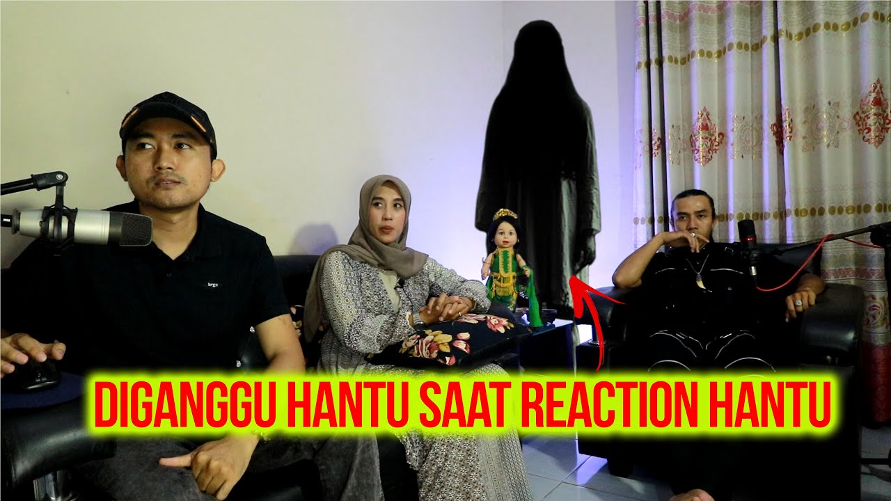 Hantu Kembali Datang ke Studio Banting Barang2 Saat Reaction Penampakan Pocong