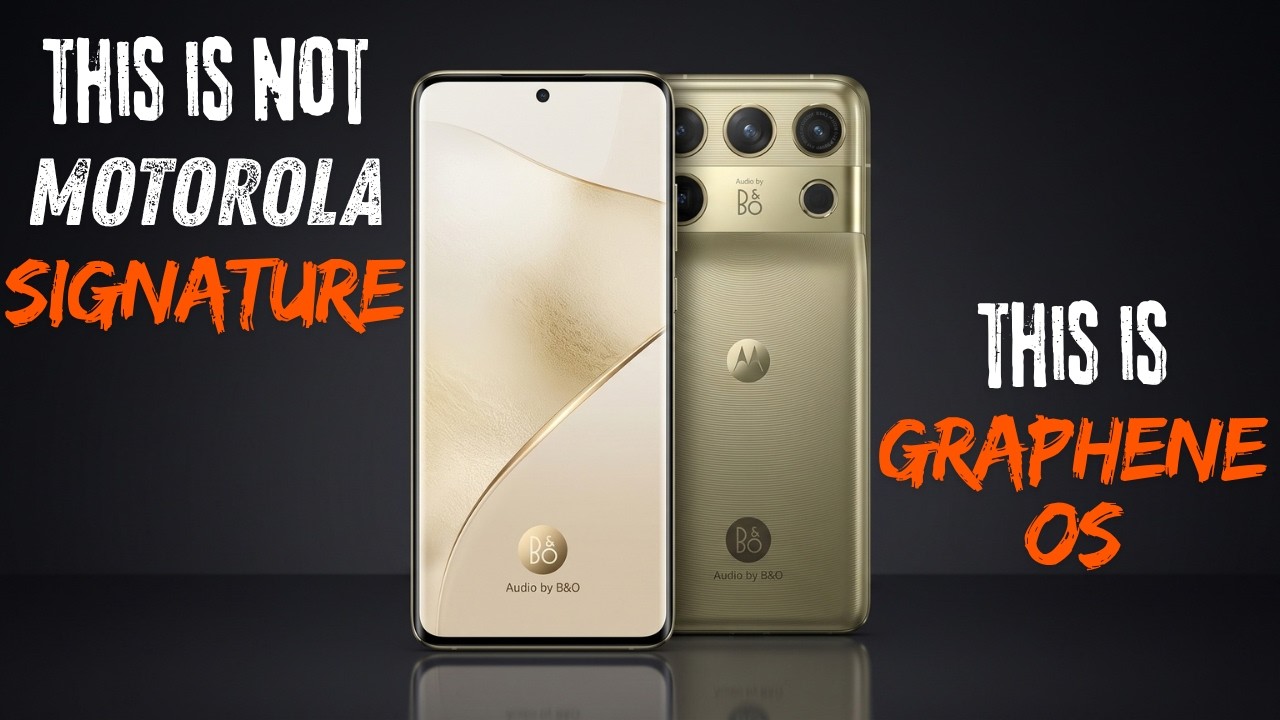 Motorola Leaks New GrapheneOS Phone & Signature 2027 Before Launch Day at Snapdragon Summit 2026