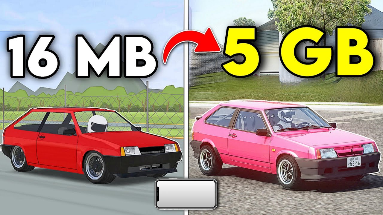 Я ИГРАЛ В МОБИЛЬНЫЕ АВТОМОБИЛЬНЫЕ ИГРЫ РАЗНЫХ РАЗМЕРОВ!! 2