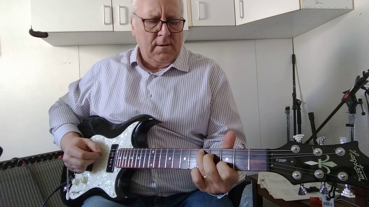 Hagstrom F-200P played by Mario Vaillancourt