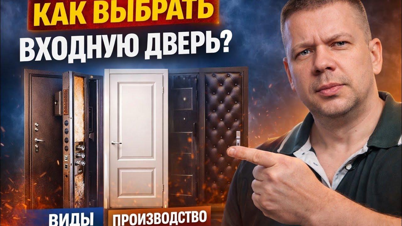 Как выбрать дверь? Разбираем рынок. Что бывает и на что делится.