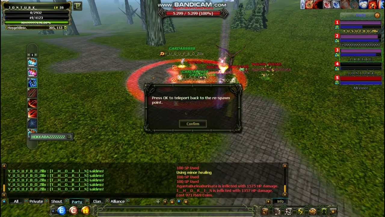 YUSUFBOZ-JONTURK-TEQQQQ-LABEBE vs COOLBLACK-DEXİA-THORİN-AGANTABURİNA