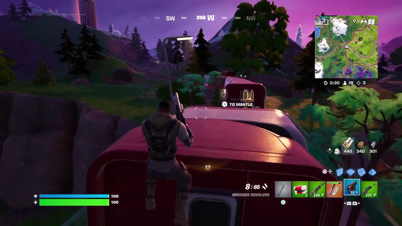 Fortnite GATOCILAOFF Sweeper Shot Gun By The Train Tracks