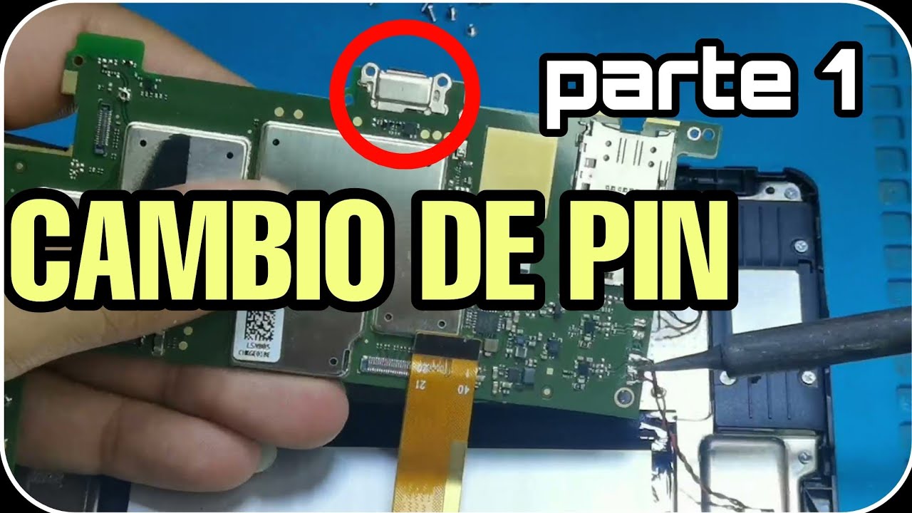 COMO CAMBIAR PIN DE CARGA DE TABLET ALCATEL 8094M(Tablets del gobierno, República Dominicana)parte 1