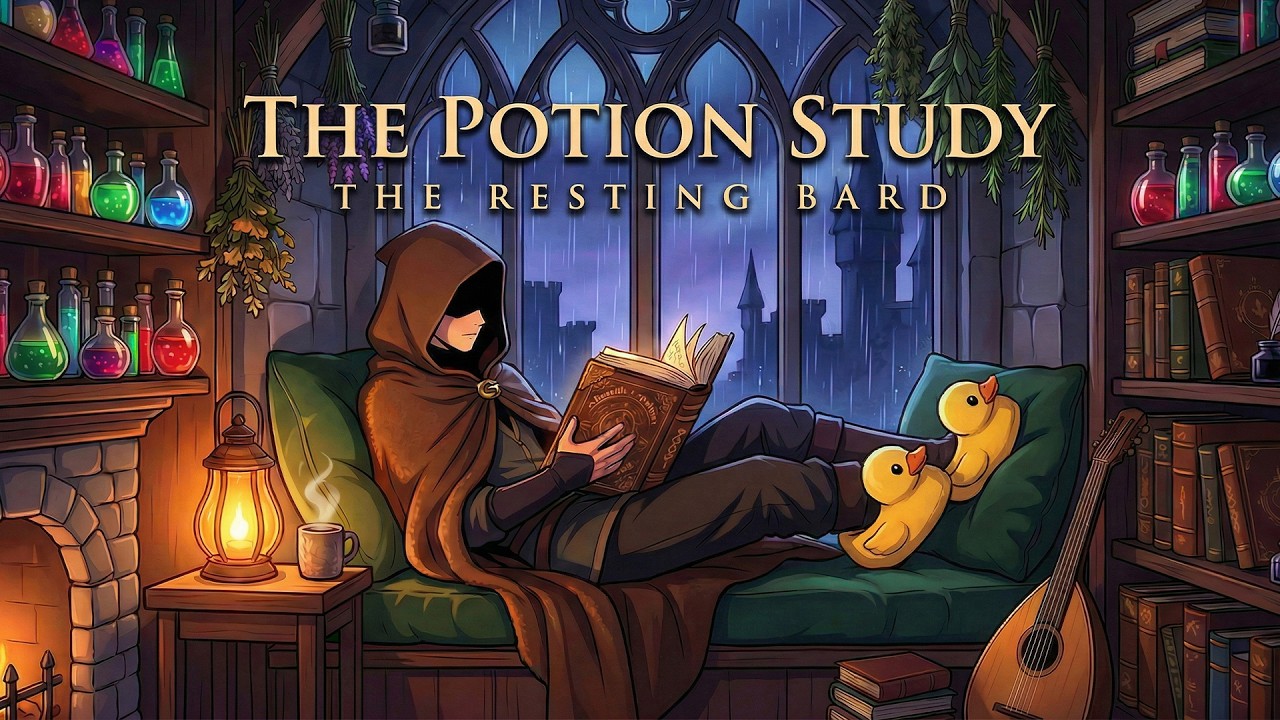 The Potion Study 🌧️ Fantasy Medieval Music for Focus & Reading