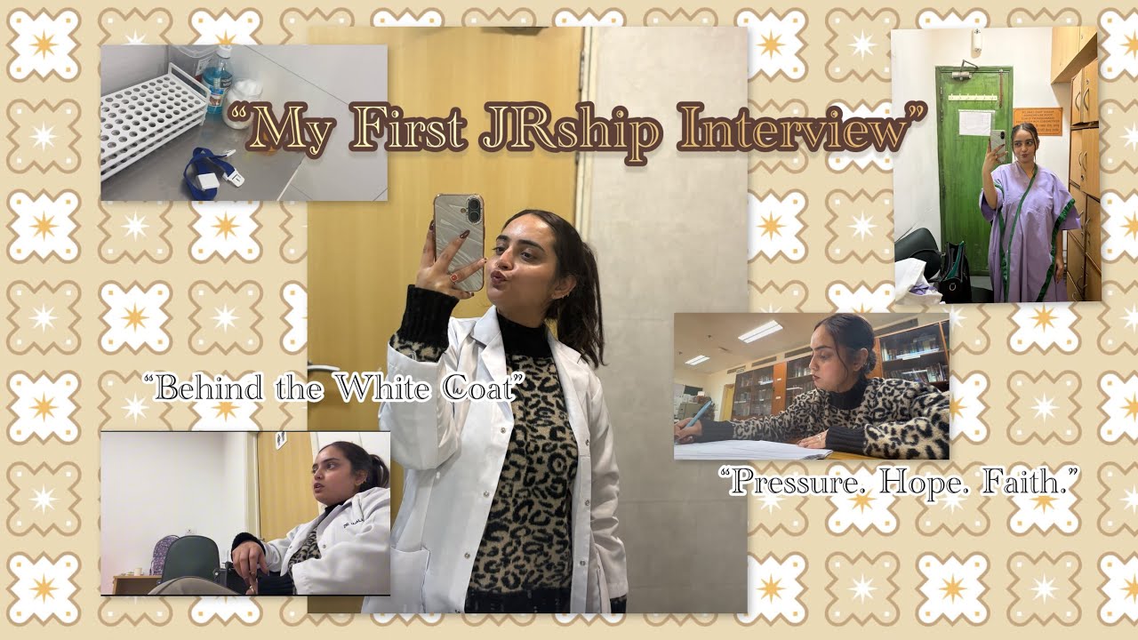 ‘’Walking Into My First JRship Interview | Doctor Life Vlog”