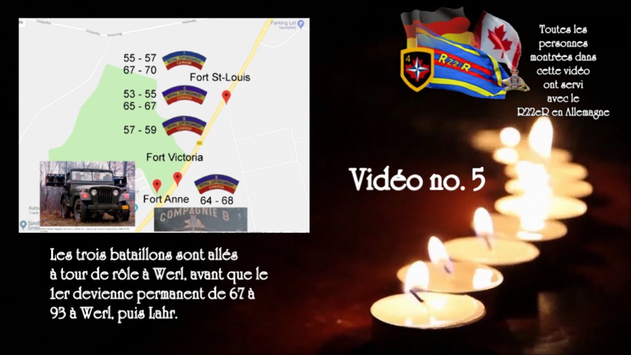 Hommage à des personnes du R22eR décédées - Vidéo #5. Toujours lire la description.