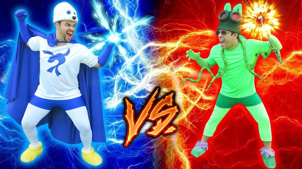 SUPER FOCA VS SUPER GAFANHOTO !!! (BATALHA DE HERÓIS)