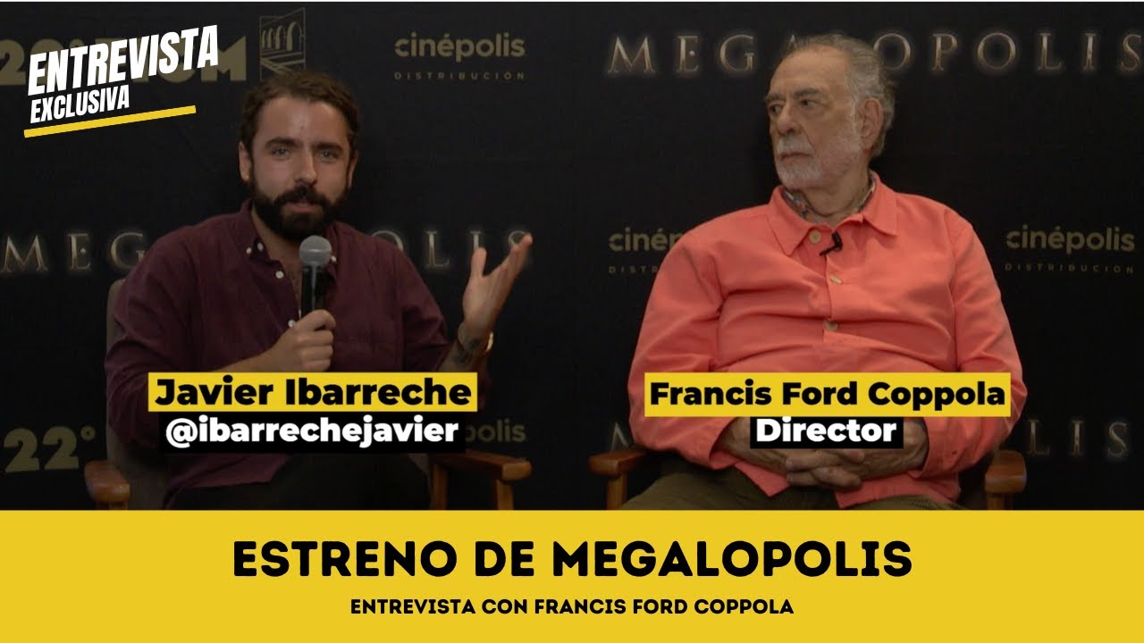 Entrevista EXCLUSIVA con Francis Ford Coppola director de MEGALOPOLIS | Javier Ibarreche (oficial)