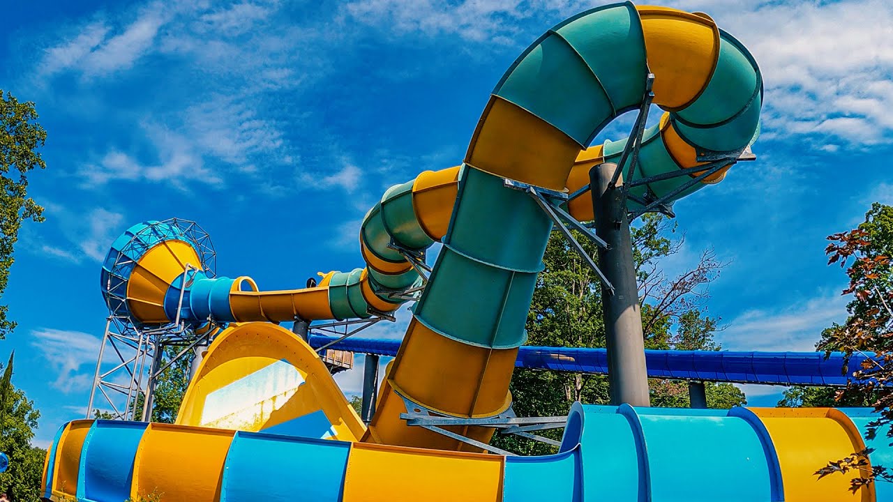 Colossal Curl POV: Insane Hybrid Waterslide at Water Country USA