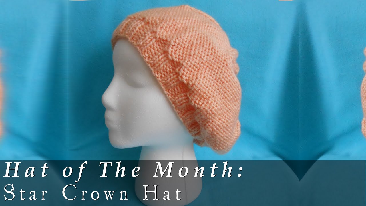 Hat of The Month : Star Crown { Knit }