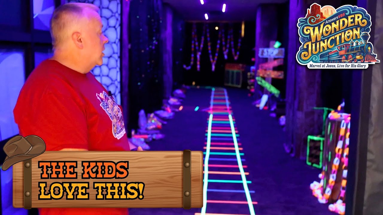 Glow-In-the-Dark Gold Mine! | Wonder Junction VBS: Decoration