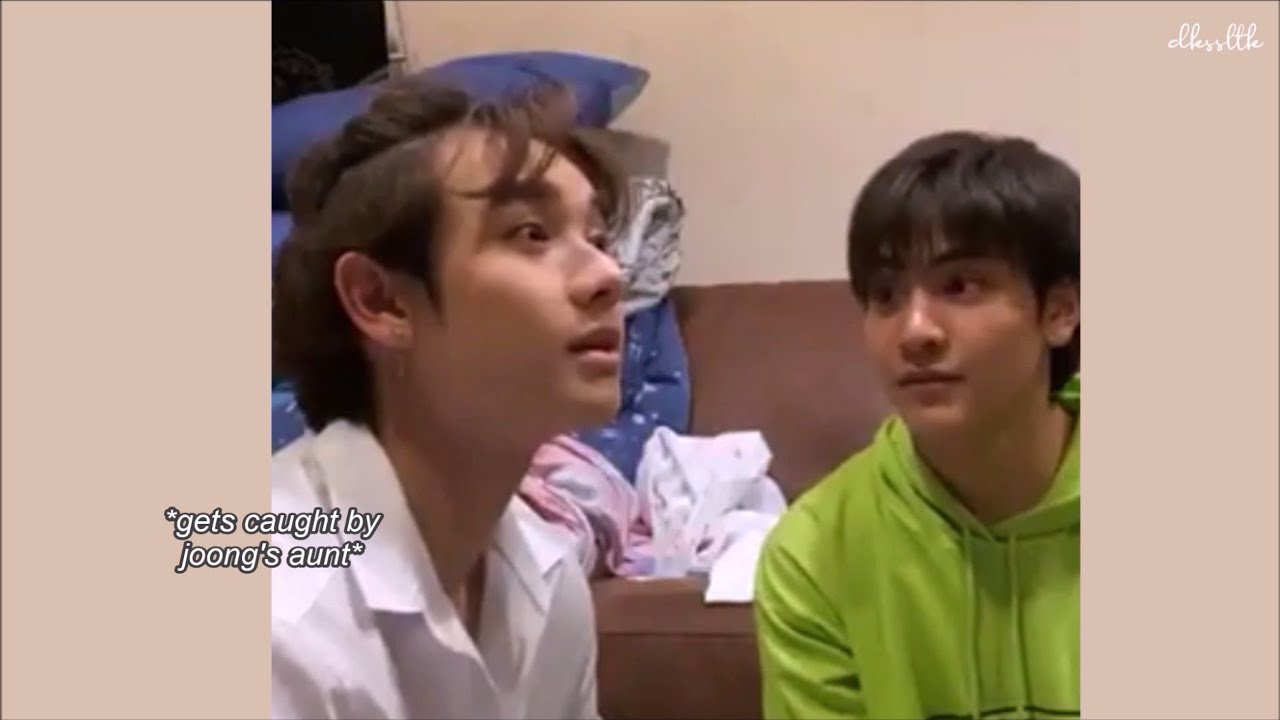 joongnine | my bf does my makeup challenge✨ naninenai's ig live engsub [200211]