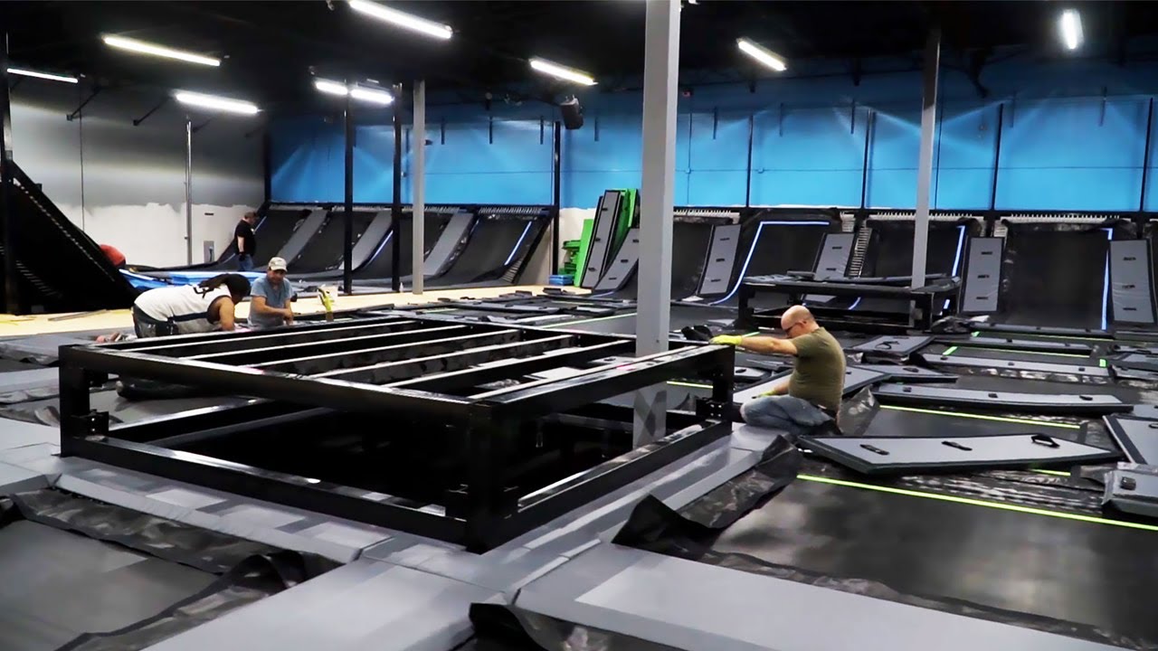 Building A Trampoline Park - The Installation Process