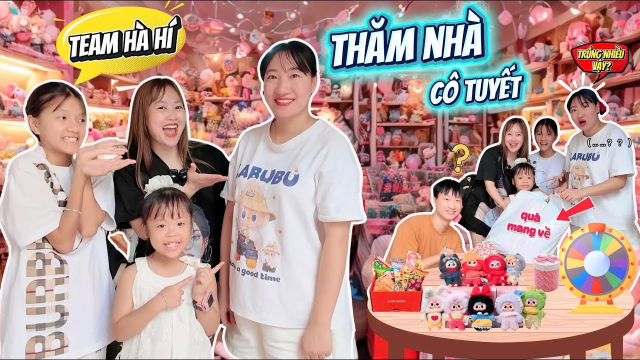 Team Hà Hà Hí Đại Náo Nhà Cô Tuyết 😱 Mint Vy Bốc Thăm Trúng Hết Quà Khiến Cô Tuyết Lỗ Sập Tiệm!