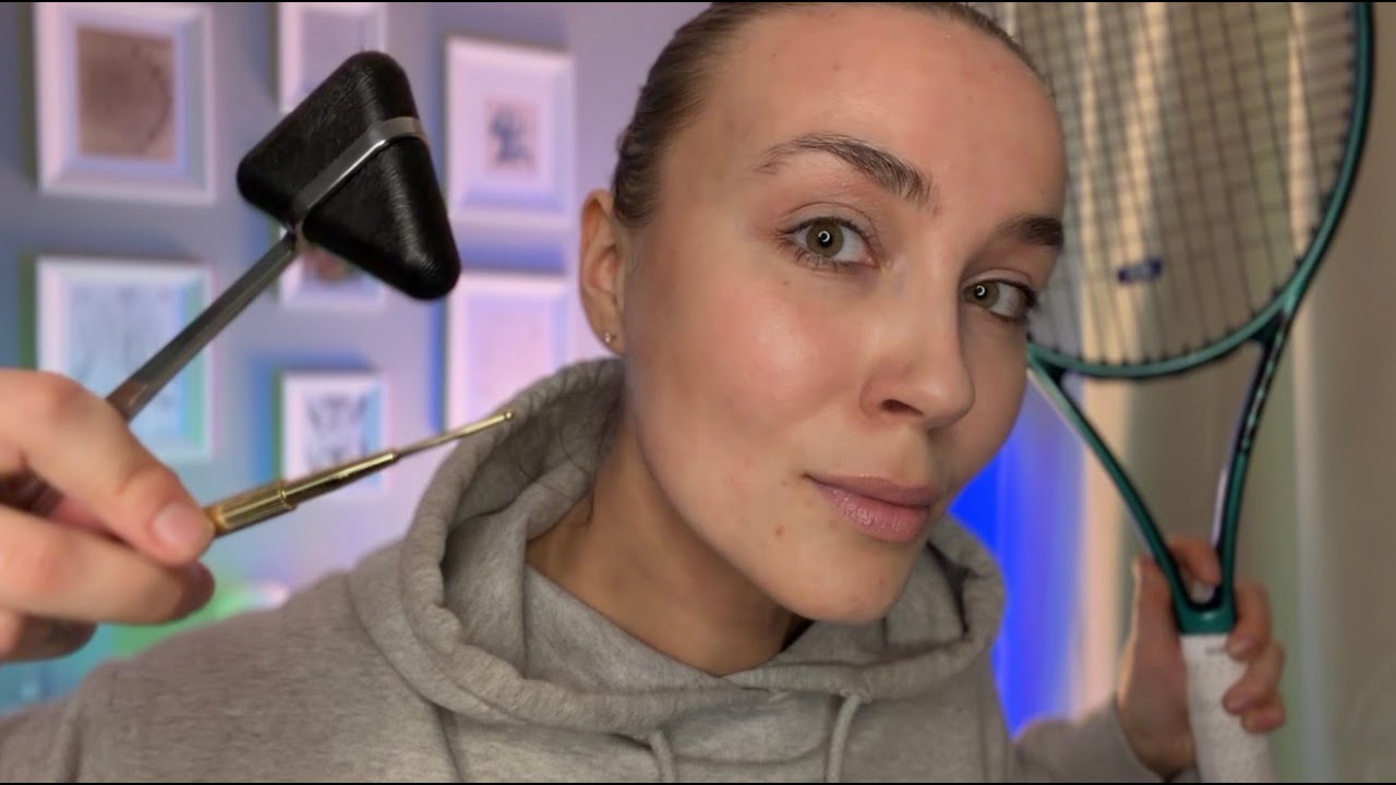 Relaxing ASMR Medical Exam After Tennis Tournament 🎾 Soft Spoken Doctor’s RP