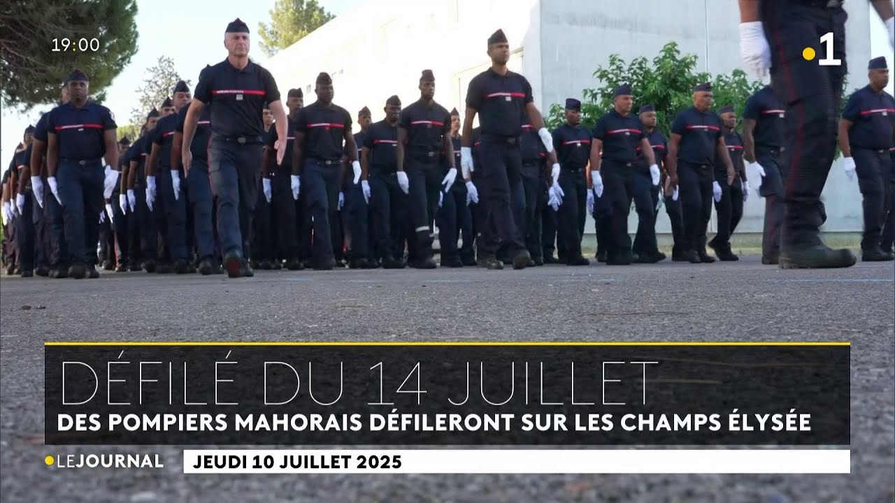 14 juillet : des pompiers mahorais défileront sur les Champs-Élysées