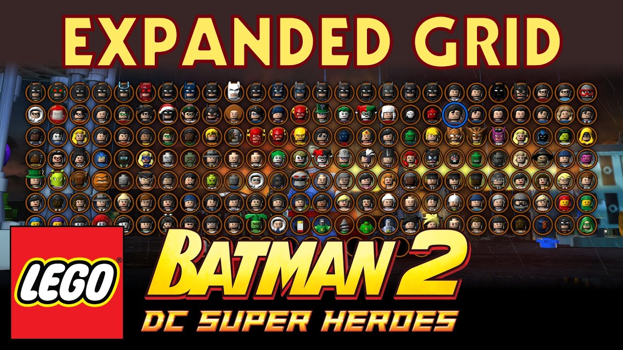 LEGO Batman 2 Modding | Expanded Character Grid