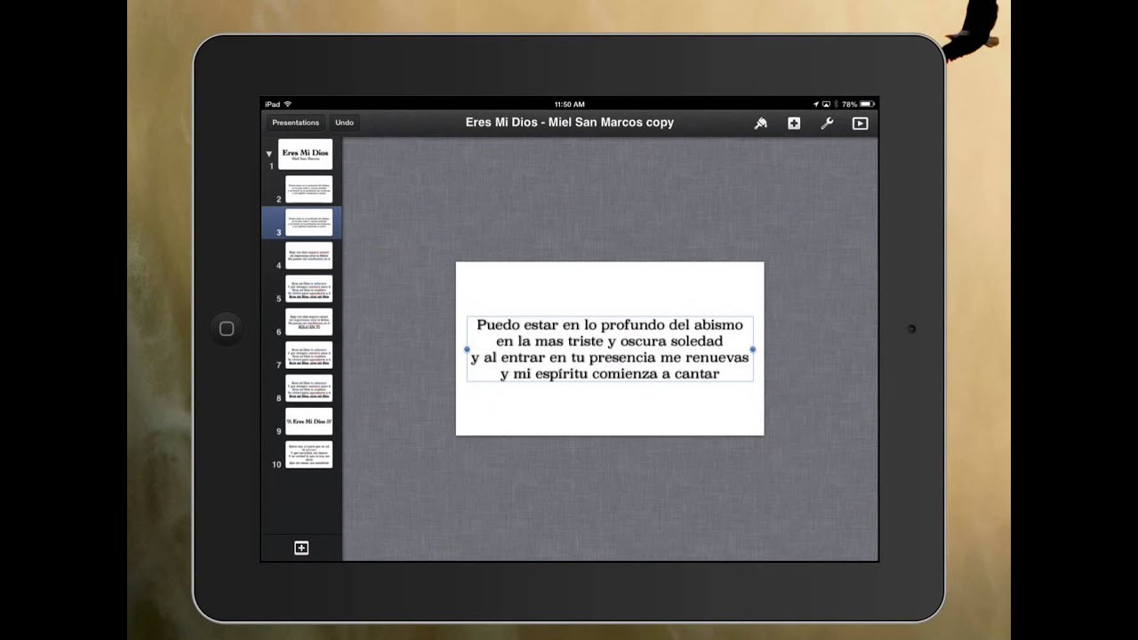 How to make a Lyric Video Keynote Powerpoint in 10 Min