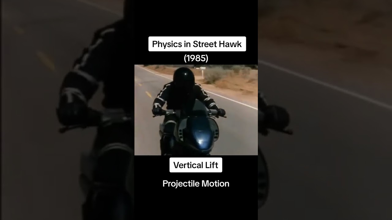 The projectile motion due to vertical lift in Street Hawk series