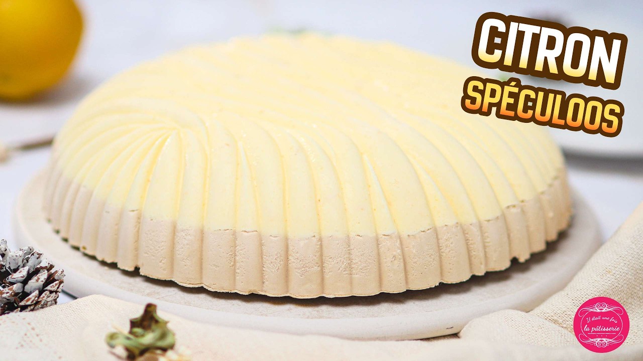 Le gâteau dunes citron spéculoos facile et délicieux ! 🍋