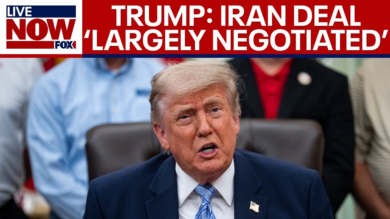 BREAKING: Trump says deal with Iran 'largely negotiated'