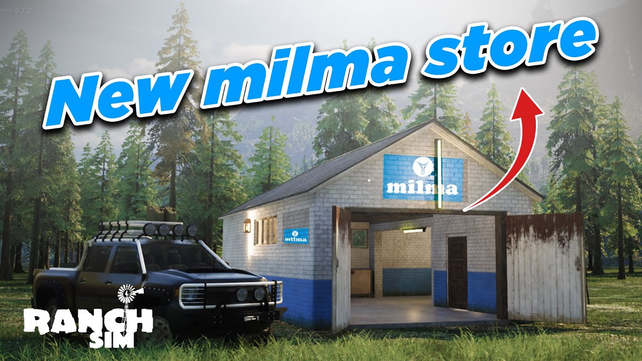 NEW MILMA STORE IN RANCH SIM | RANCH SIMULATOR MALAYALAM