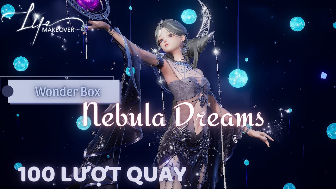 100 Lượt Quay Cho Gacha Wonder Box Nebula Dreams | Life Makeover SGMY