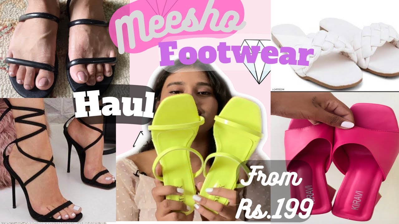 #Meesho Footwear Haul | Starting From Rs.199| #meesho #meeshofootwear #meeshohaul