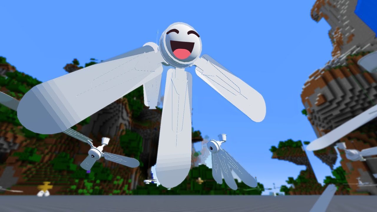 O QUE É ISSO NO CÉU do Roblox! 😱 Ventiladores INSANOS Invadiram o Mapa!